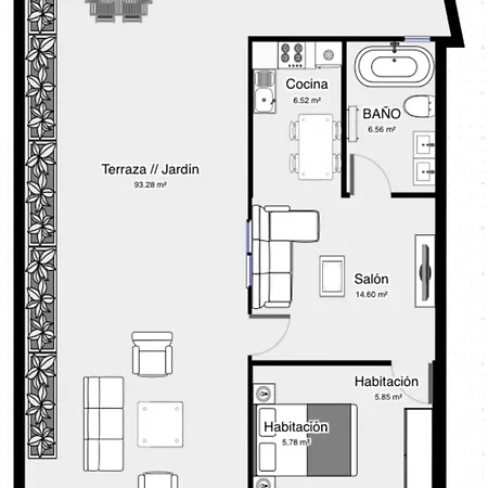 شقة Luxury Loft Malaga Sol *